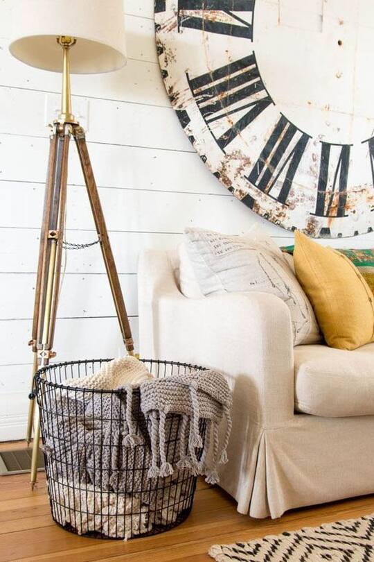 Einrichtungsideen Aufbewhrung aus Draht