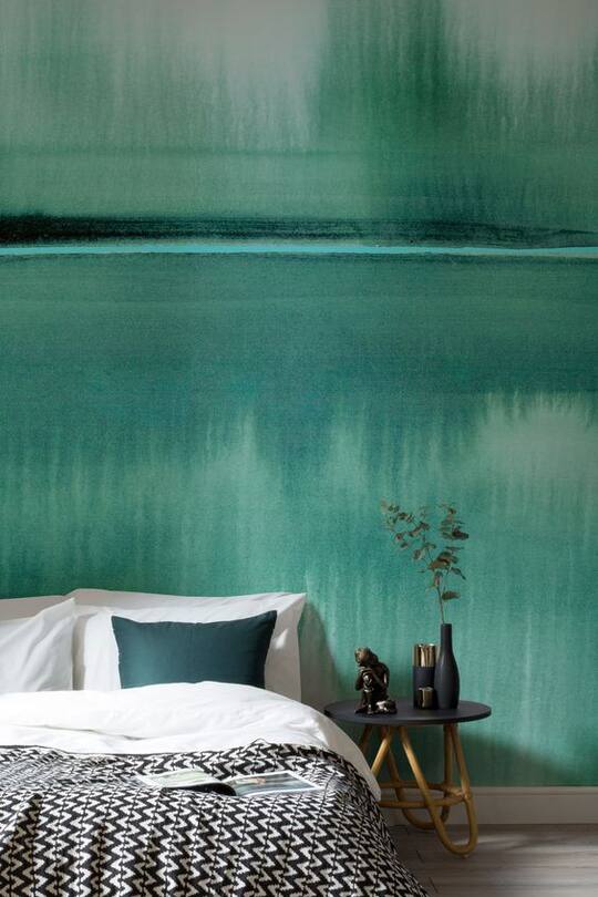 Wohninspirations-Bild zum Thema bemalte Tapeten