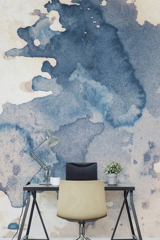 Wohninspirations-Bild zum Thema bemalte Tapeten