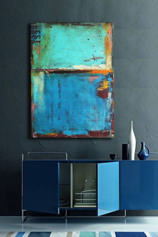 Wohninspiration Petrol