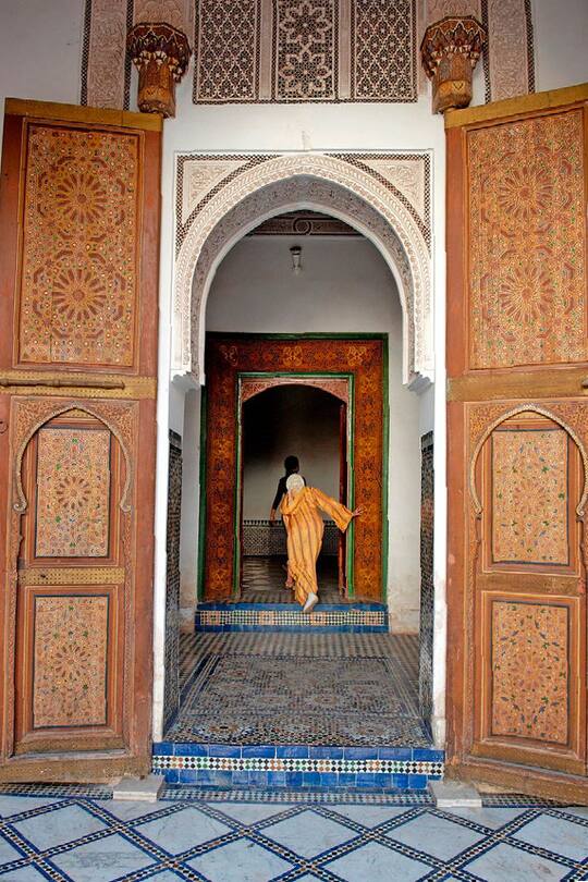 Der Bahia-Palast in Marrakesch
