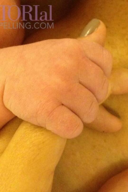 Tori Spelling viertes Baby Foto Schwangerschaft