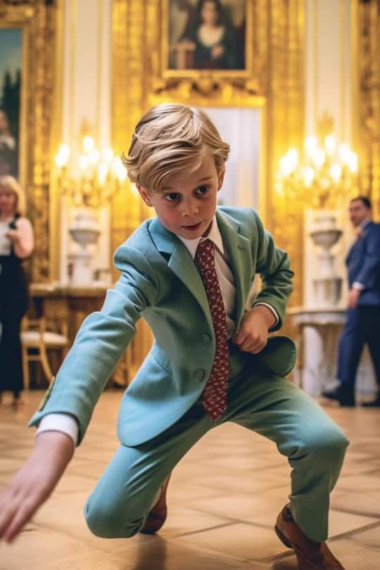 Prinz George tanzt dank KI.