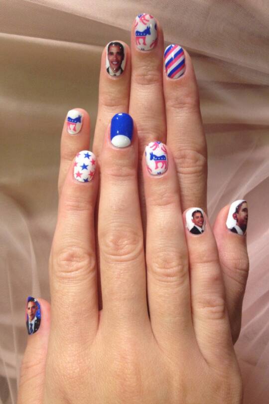 Wahlkampf Mode 2012: Katy Perry Nails