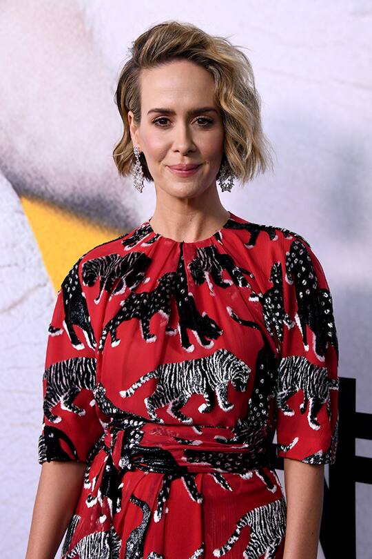 Sarah Paulson mit kurzem Bob.