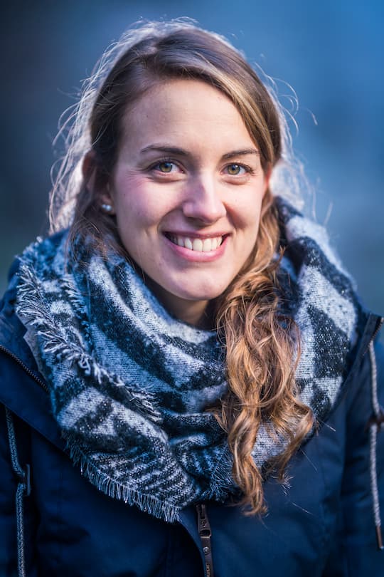 Portrait Tanja Hüberli Im Wald wo sie oft Spazieren geht Reichenburg (SZ)