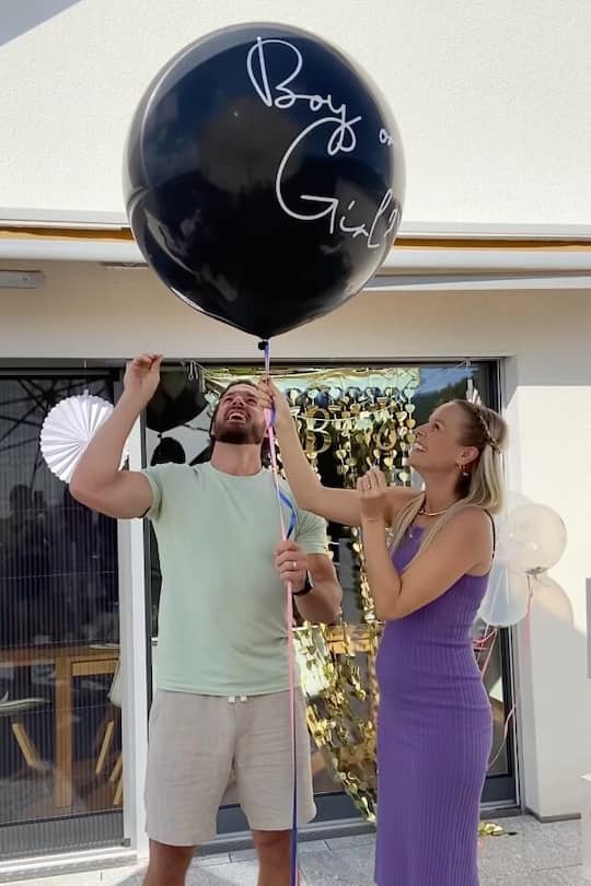 Linda Fäh und Marco Dätwyler verraten das Geschlecht ihres Babys