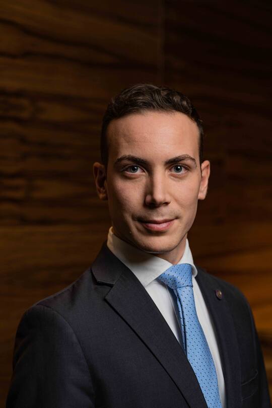 Davide Dargenio, Dozent für an der EHL Hospitality Business School und Bester Sommelier Italiens 2018.