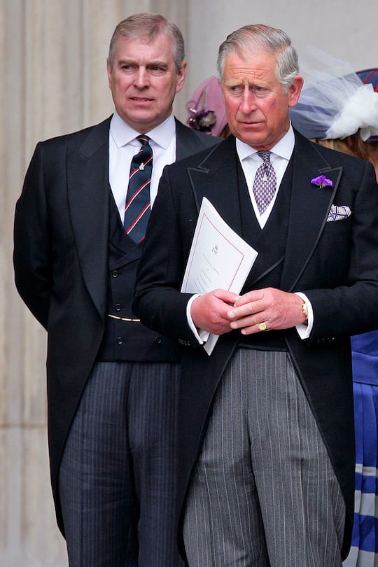 Prinz Charles und Bruder Prinz Andrew