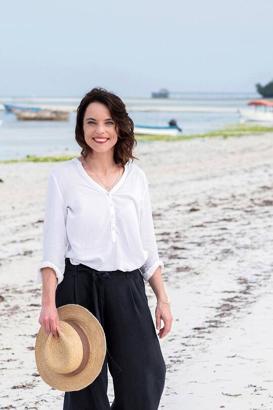 Hin und weg, Moderatorin, Mona Vetsch auf Sansibar, 2020