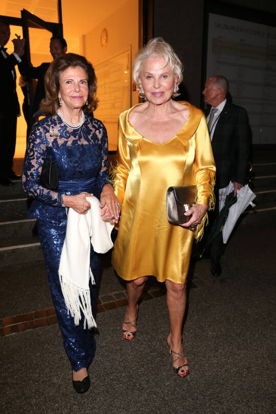 Eva O'Neill und Königin Silvia