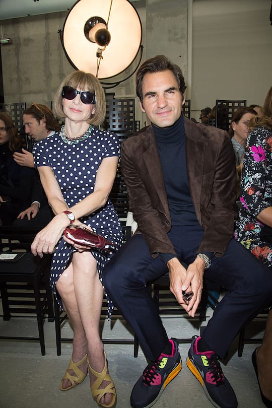 Anna Wintour Roger Federer