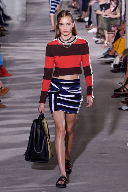 Nina Marker auf den Frühjahr/Sommer 2018 Shows