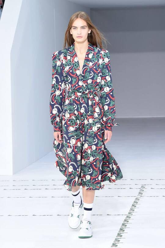 Nina Marker auf den Frühjahr/Sommer 2018 Shows