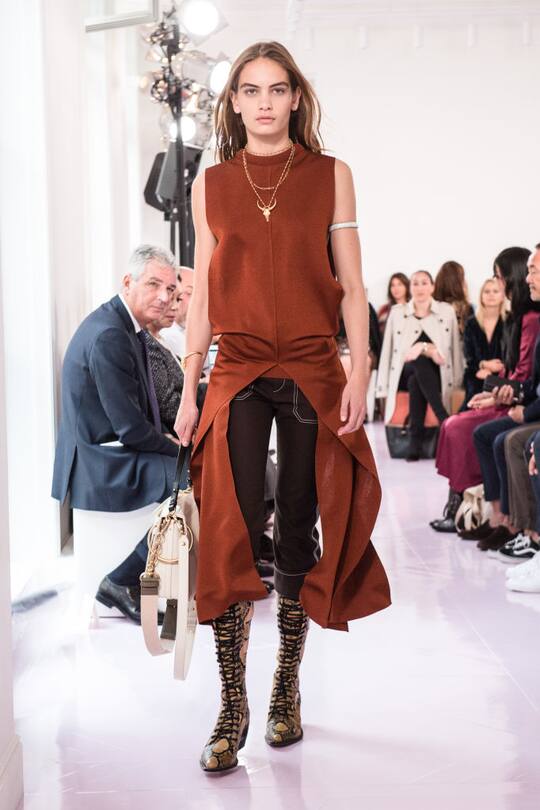 Nina Marker auf den Frühjahr/Sommer 2018 Shows