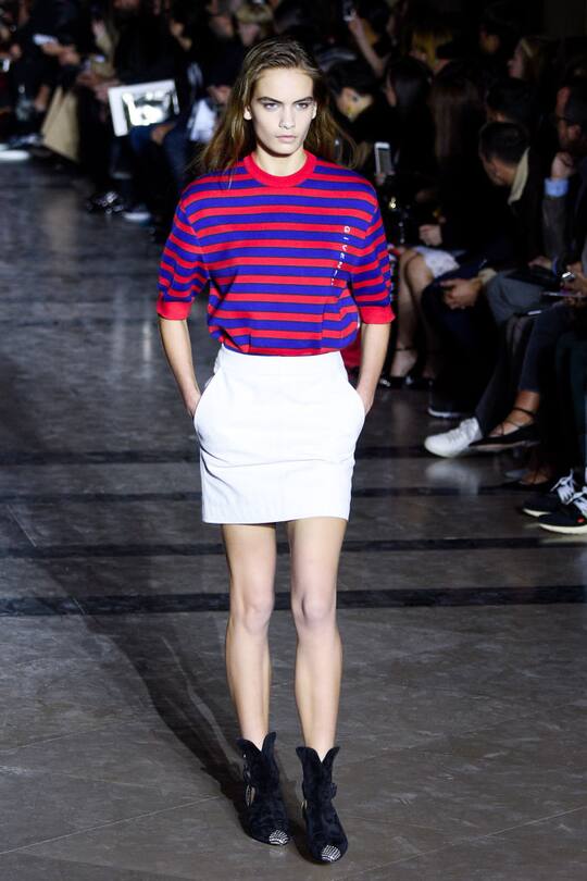 Nina Marker an der Fashion Week in New York, Paris, London und Mailand