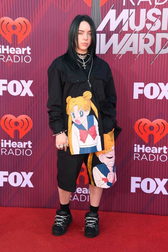 LOS ANGELES, CALIFORNIA - MARCH 14: Billie Eilish attends the 2019 iHeartRadio Music Awards which broadcasted live on FOX at Microsoft Theater on March 14, 2019 in Los Angeles, California. (Photo by Frazer Harrison/Getty Images)
