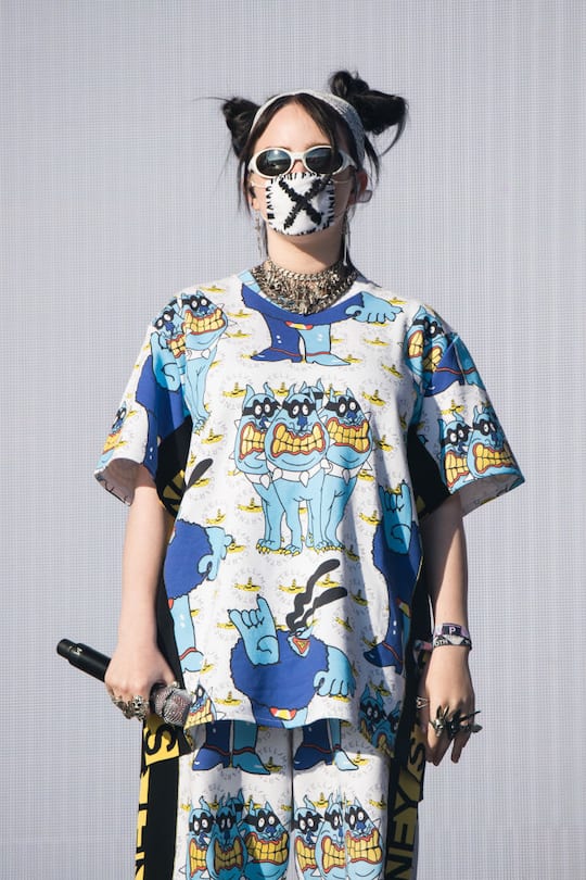 GLASTONBURY, ENGLAND - JUNE 30: Billie Eilish performs on The Other Stage during day five of Glastonbury Festival at Worthy Farm, Pilton on June 30, 2019 in Glastonbury, England. (Photo by Harry Durrant/Getty Images)