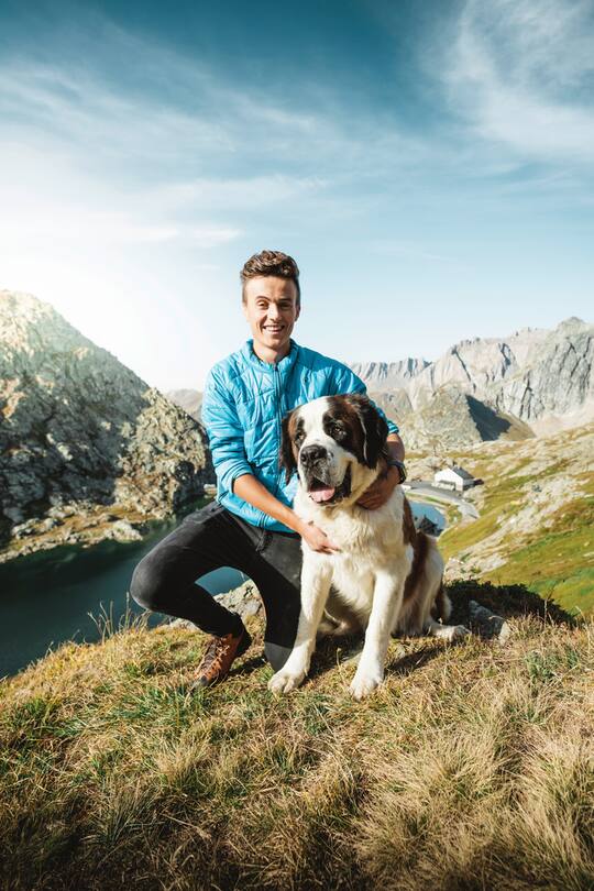 Marco Schnyder mit Barry