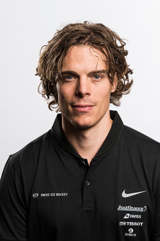 Jonas Hiller Eishockey EHC Biel Vater 2017