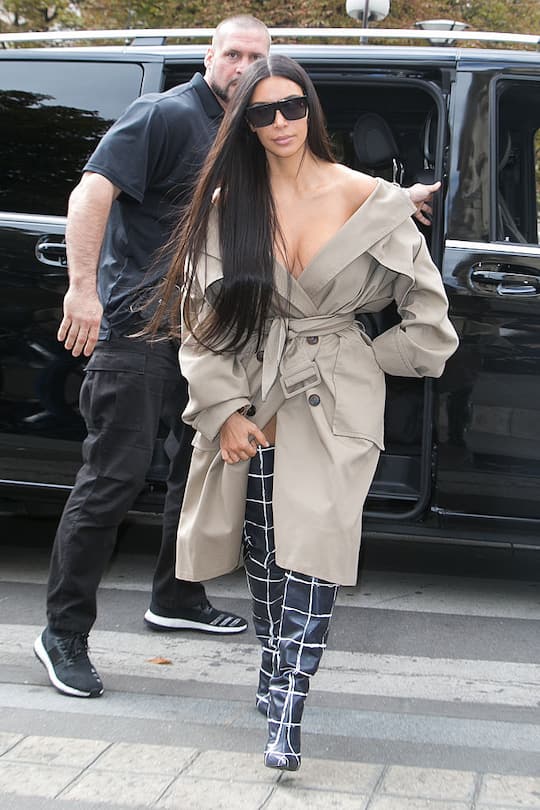 Kim Kardashian Paris Fashion Week 2016 Überfall ohne Kanye West
