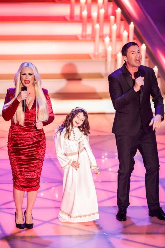 Familie Katzenberger steht auch gemeinsam auf der Bühne.