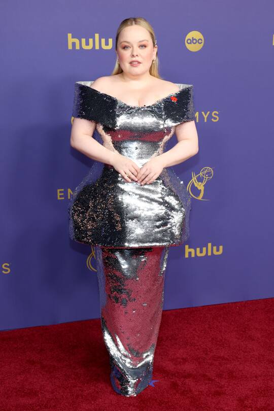 LOS ANGELES, CALIFORNIA - SEPTEMBER 15: Nicola Coughlan attends the 76th Primetime Emmy Awards at Peacock Theater on September 15, 2024 in Los Angeles, California. (Photo by Kevin Mazur/Getty Images)