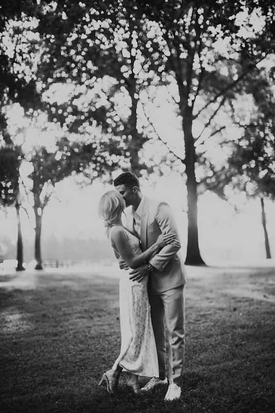 Roman Josi und Ellie Ottaway