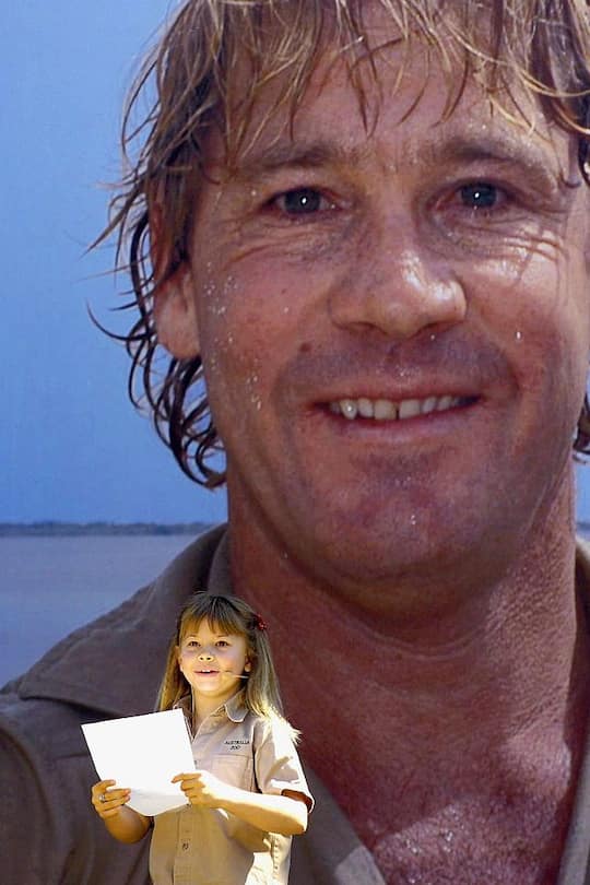 BEERWAH, AUSTRALIA - SEPTEMBER 20: Bindi Irwin, daughter of Australian environmentalist and television personality Steve Irwin reads a eulogy about her father at his memorial service at Australia Zoo September 20, 2006 in Beerwah, Australia. Steve Irwin, known as the crocodile hunter, died after being stung through the heart by a stingray whilst diving off Port Douglas in the north of the Australian state of Queensland. (Photo by Steve Holland/Pool/Getty Images)