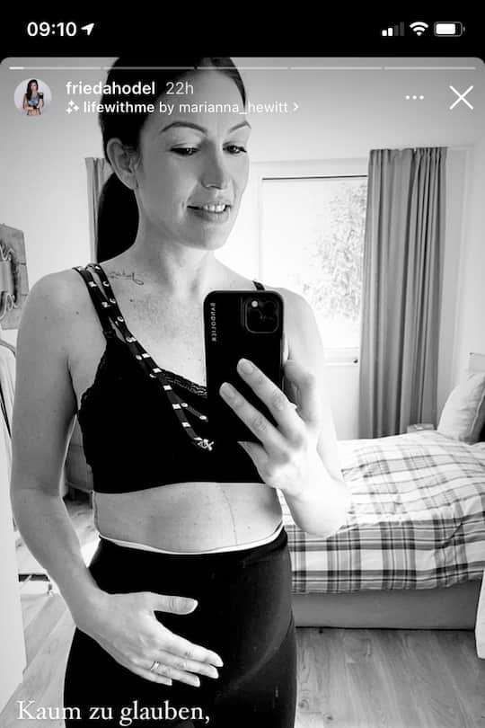 Frieda Hodel After Baby Bauch