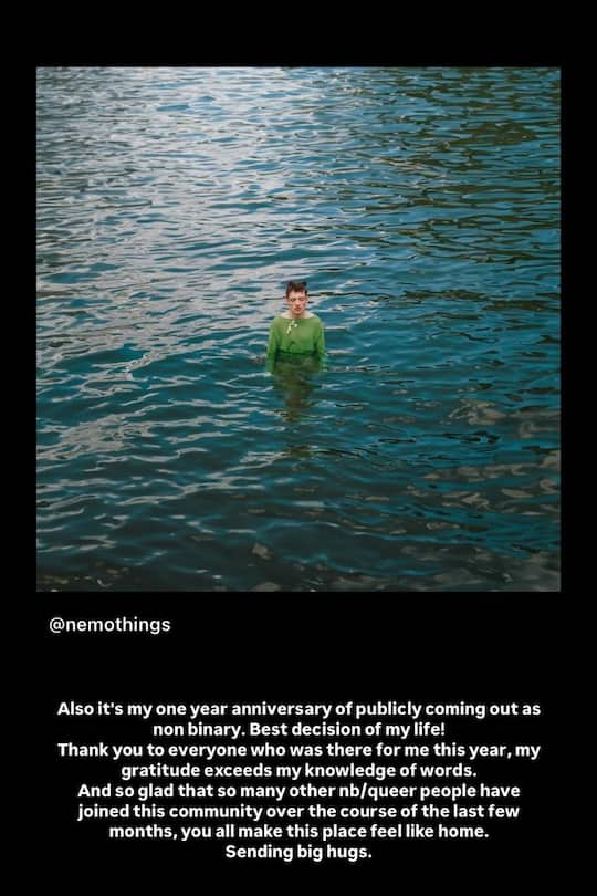 Nemo blickt auf das letzte Jahr zurück – das erste, in dem der ESC-Star offen non.binär gelebt hat.