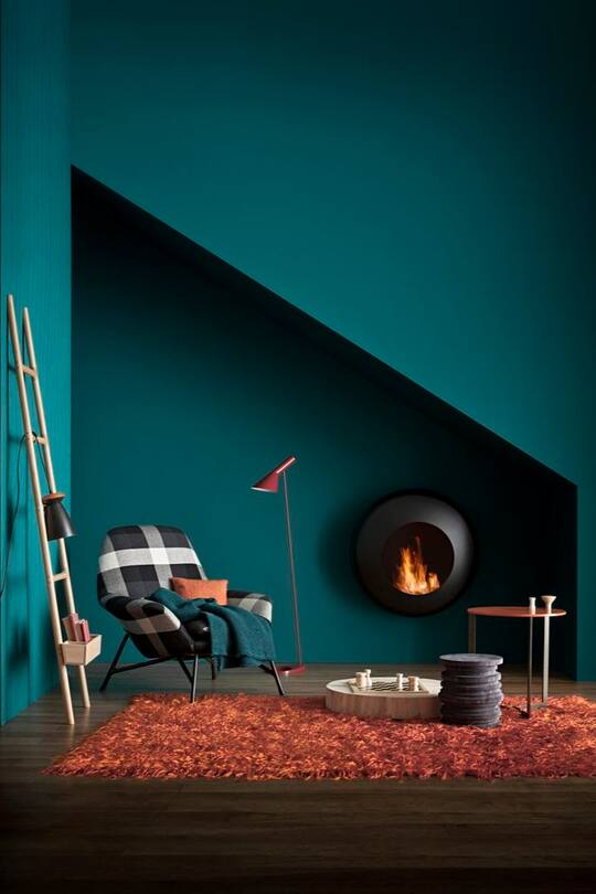 Wohninspiration Petrol