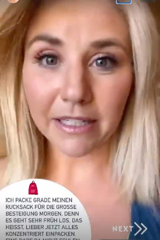 Aufgeregte Beatrice Egli