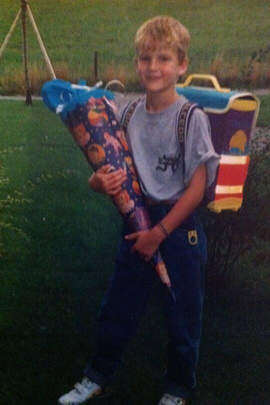 Janosch Nietlispach Schulanfang