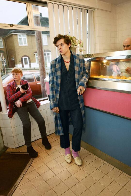 Harry Styles in der Gucci Kampagne