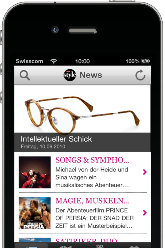 iApp für SI Style - News