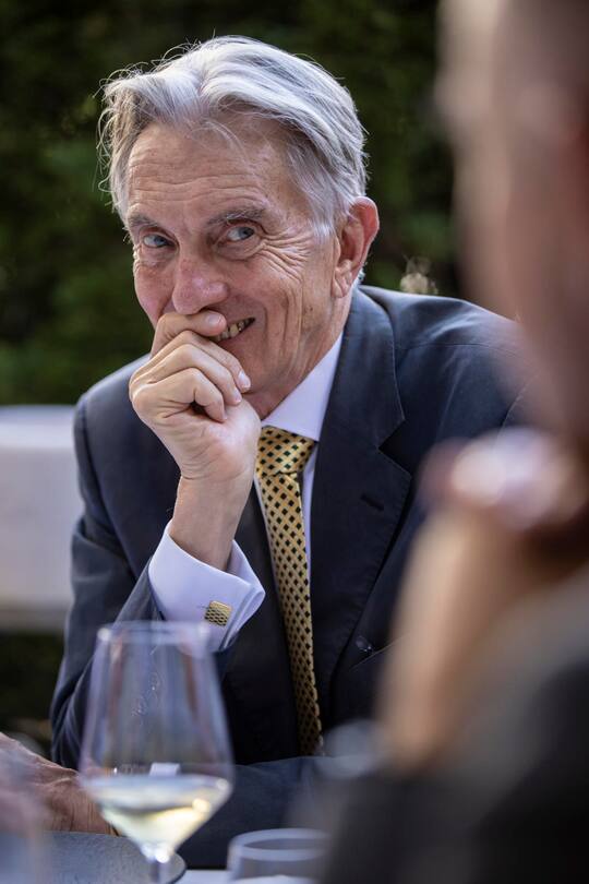 Stammtisch Locarno, Alain Berset, Marco Solari, Yaël Meier, Luca Pedrotti, Lilian Grünig Louis, Doris Schmid