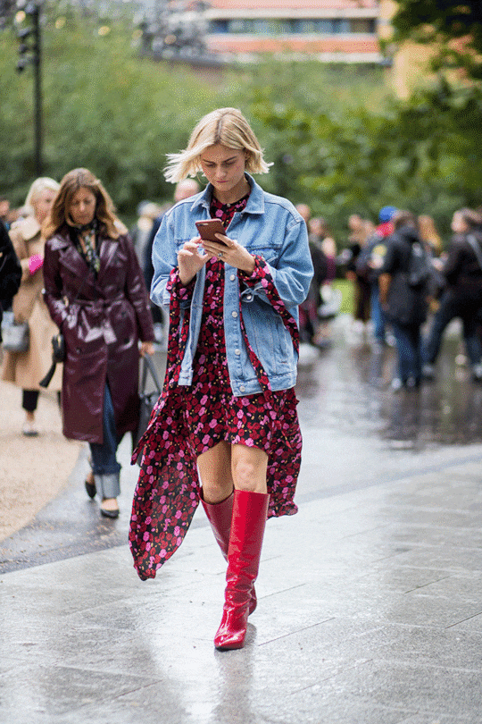 Street Style von der London Fashion Week