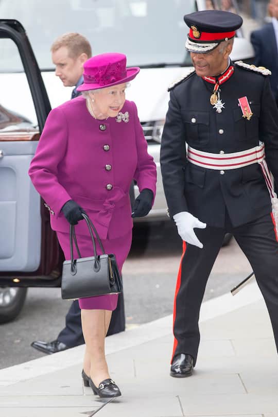 Die Schuhe der Queen in der Gallerie