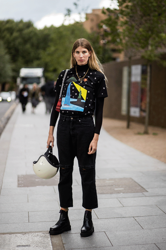 Street Style von der London Fashion Week