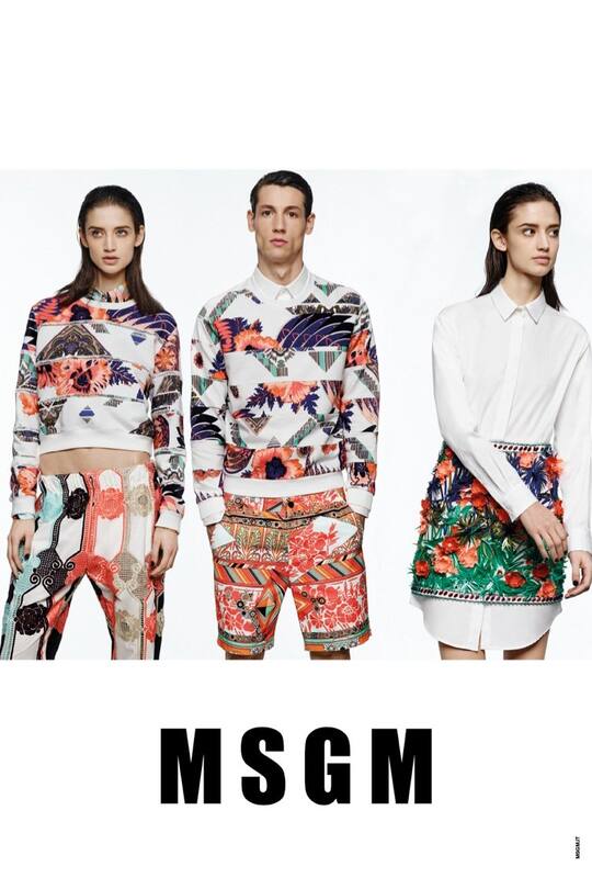 MSGM FS 2014 Kampagne
