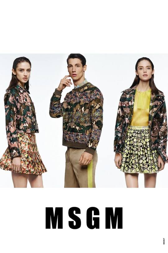 MSGM FS 2014 Kampagne