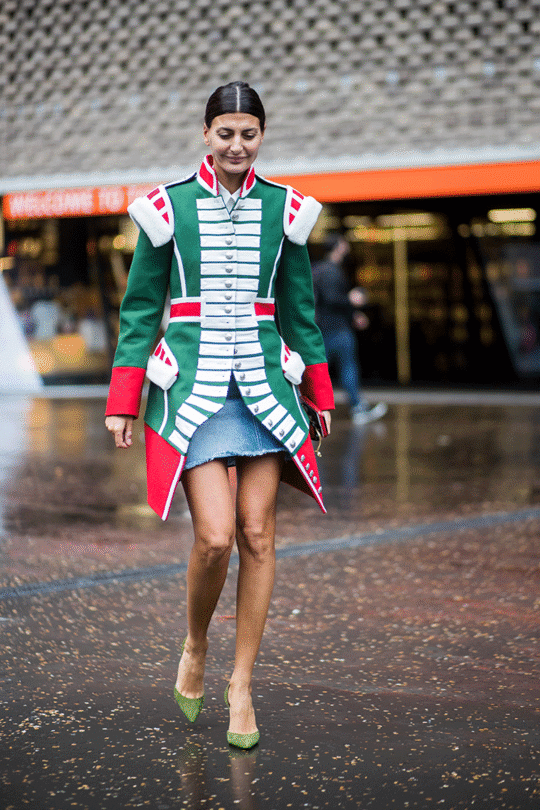Street Style von der London Fashion Week