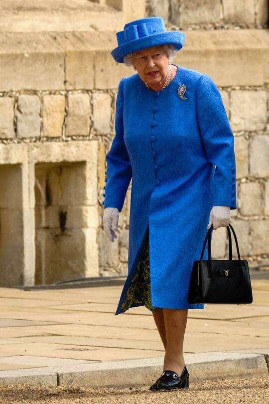 Die Schuhe der Queen in der Gallerie