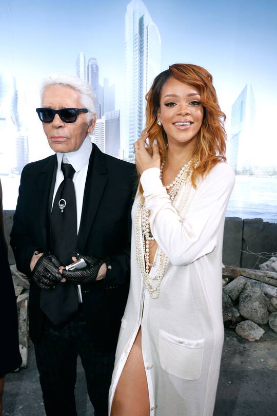 Karl Lagerfeld und seine Musen