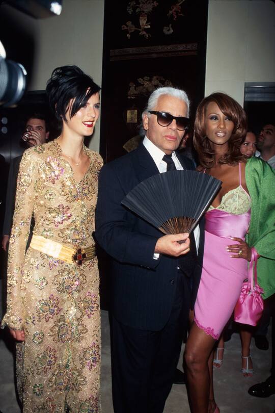 Karl Lagerfeld und seine Musen