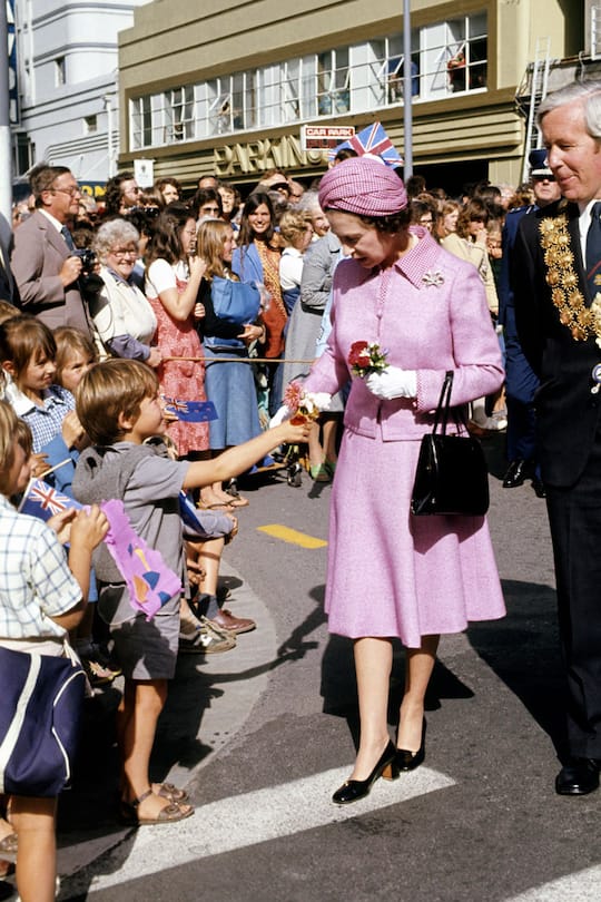 Die Schuhe der Queen in der Gallerie