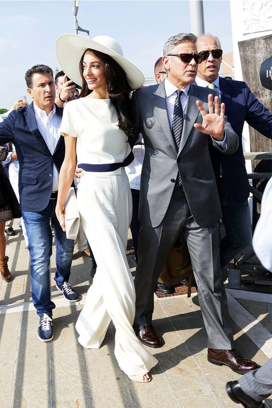 Amal Alamuddin bei der Hochzeit