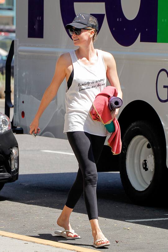 Charlize Theron Yoga