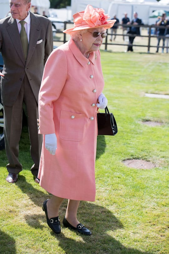 Die Schuhe der Queen in der Gallerie